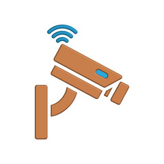 CCTV icon design template