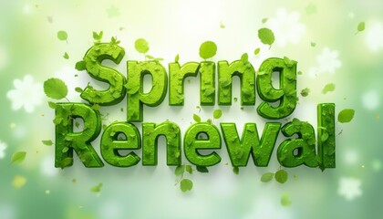 Verdant Spring Renewal, A Refreshing Celebration of New Beginnings