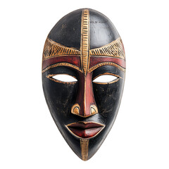 African Tribal Mask HandCarved Wooden Art, Ancient Rituals, Cultural Heritage