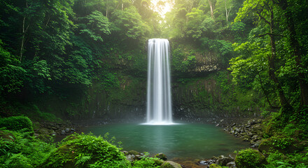 Hidden Gem: Enchanting Waterfall in the Jungle