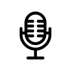 vector microphone icon