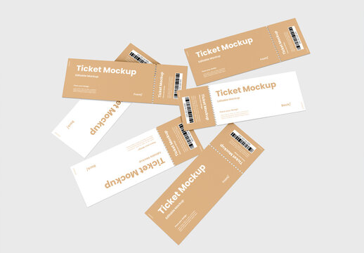 Ticket Mockup Template