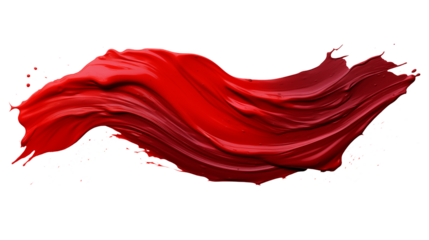 Dynamic Red Paint Splash Abstract Swirl for Branding Marketing and Design Projects