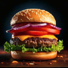 Juicy Cheeseburger 1 generative AI