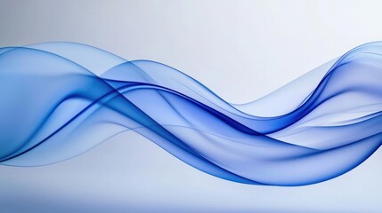 Abstract Blue Waves Design