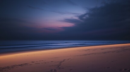 Fototapeta premium Beach sand, beautiful dark background.