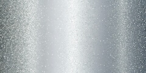 Silver Foil Background: Gray Platinum Metallic Texture with Gradient & Glitter Effect