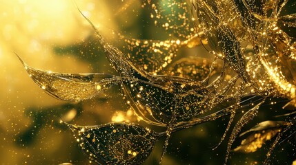 Surreal Nature Evolution through Nano Elements and Sparkling Effects