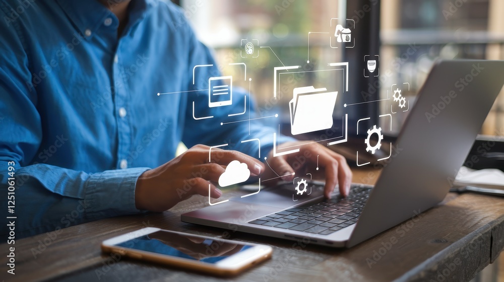 Poster digital workspace: cloud computing & data management