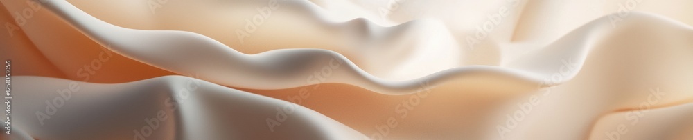 Aufkleber close-up of a fabric with a smooth and elegant texture. the fabric appears to be made of a light-col