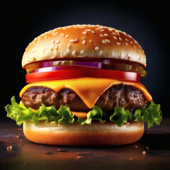 Juicy Cheeseburger 2 generative AI