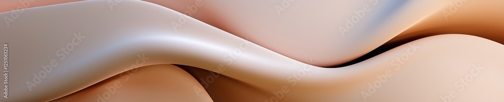 Poster abstract digital art piece that appears to be a close-up of a wave-like shape. the wave is made up o