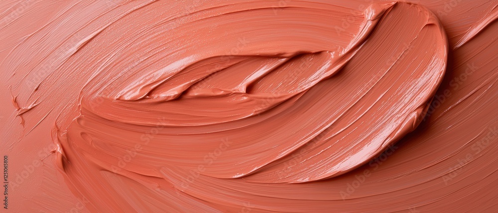 Poster close-up of a smooth, creamy texture. the texture appears to be made up of a series of curved lines 
