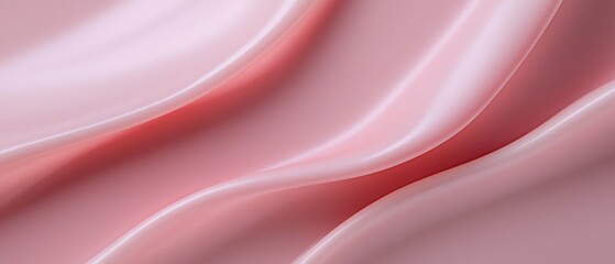 Obraz premium Abstract background with a soft pink color. the background is made up of multiple curved lines that create a wave-like pattern.