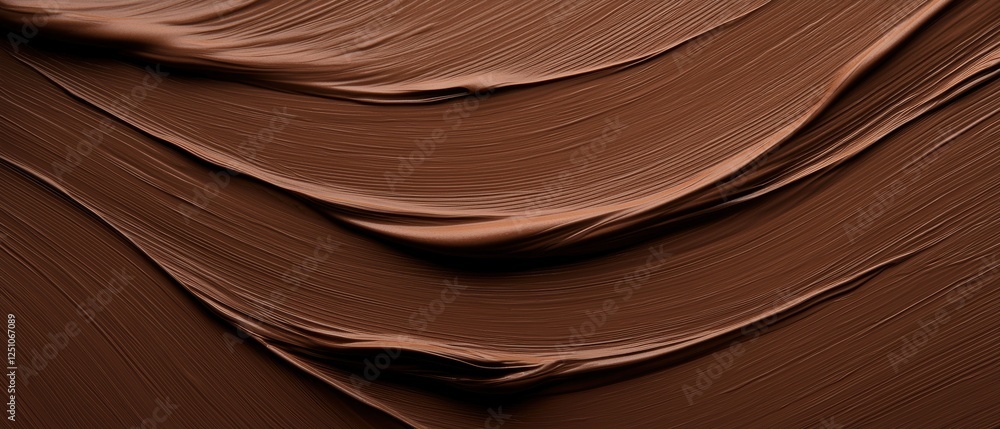 Poster abstract digital art piece that appears to be made of a smooth, glossy material. the background is a