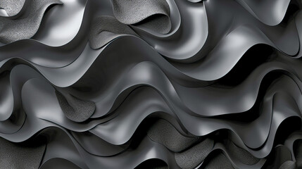 Flowing abstract waves with repeated patterns