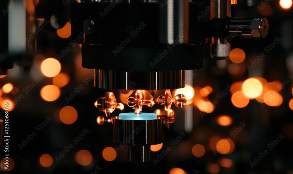 Poster exploring cutting-edge technology: a close-up on innovative mechanics and components that drive indu