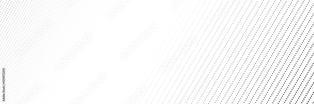 Wall mural dotted gradient halftone background. horizontal seamless dotted pattern in pop art style. abstract m