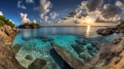 Quantum Bloom: Bioluminescent Coral Reefs in a Holographic Ocean with AI Guardians