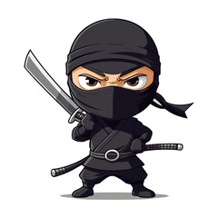 ninja with sword © TARIKUL ART