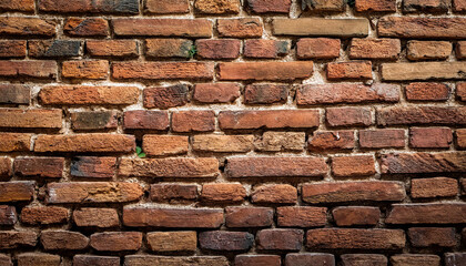 Fototapeta premium rustic brick wall with rough texture timeless beauty of rustic brick wall background concept