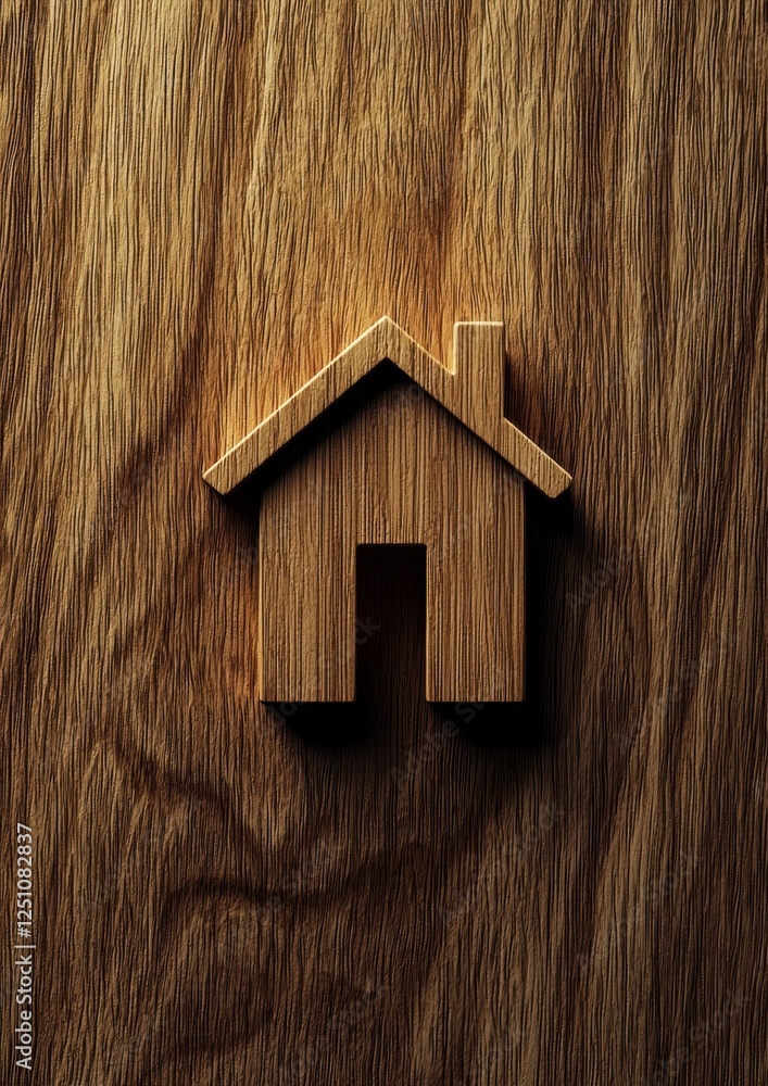 Poster close-up of a wooden surface with a textured pattern. the wood appears to be a light brown color wit