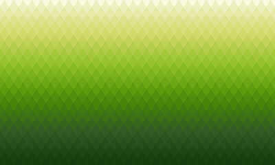 Green gradient abstract background rhombus shape pattern. Modern vector illustration.