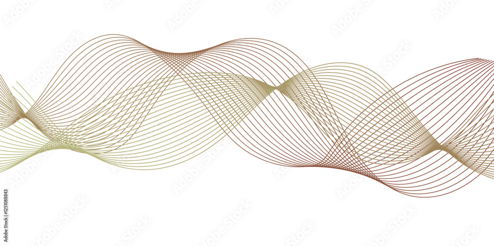 Poster abstract digital stylized colorful curved wavy line art element for design white striped line textur