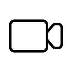 Video Camera Icon Vector Symbol Design Illustration