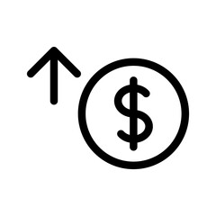 Growth Icon Vector Symbol Design Illustration