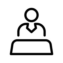 Declare Icon Vector Symbol Design Illustration