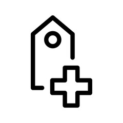 Add Tag Icon Vector Symbol Design Illustration