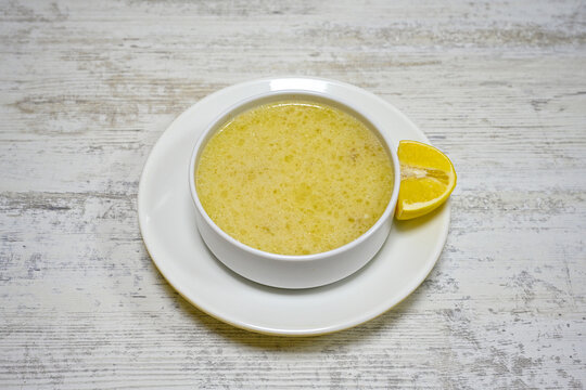 Turkish Traditional Tripe Soup. Iskembe, tuzlama, sirdan, beyran, ayak paca, kelle paca corbasi.