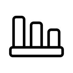Graph Icon Vector Symbol Design Illustration