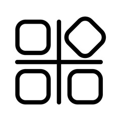 Qr Code Icon Vector Symbol Design Illustration