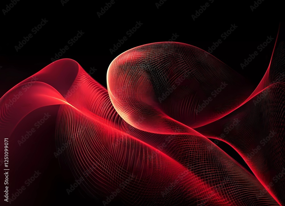 Poster red and black color abstract background texture with noise effect.