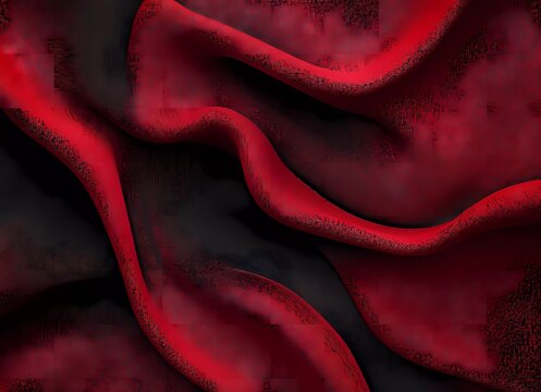 Red and black color abstract background texture with noise effect.
