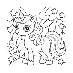 Exotic wild animal outlines for coloring and design