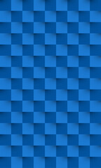 Wall Geometric Background 3D Realistic Rendering Simple Elegant Copy Space Area. Geometric 3D Wall Pattern Background.
