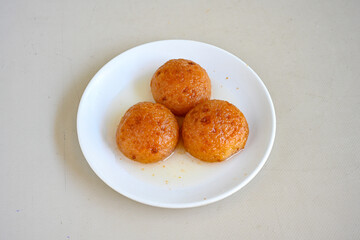 Traditional delicious Turkish dessert, Turkish name; Kemalpasa tatlisi