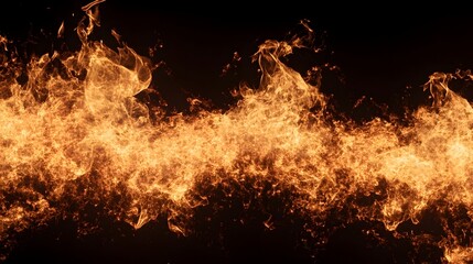 Intense Blazing Fiery Inferno with Crackling Flames in Dramatic Abstract Background  Powerful Energy Raging Fire Dangerous Destruction and Chaotic Nature of the Blaze