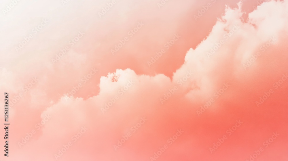 Poster creating a light coral gradient texture for graphic design projects digital workspace design assets 