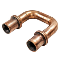 Copper pipe fitting, U shaped connector for plumbing systems, durable and reliable. Ideal for various plumbing applications and installations