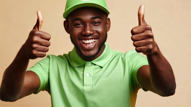 The Smiling Green-Capped Man