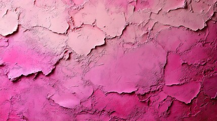 Saturated pastel pink colored low contrast concrete textured background. Empty colorful wall texture with copy space for text overlay and mockups. , color trend.