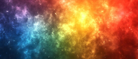Fototapeta premium Rainbow Nebula, Space, Cosmic, Background, Design