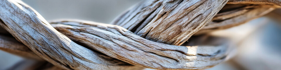 Fototapeta premium Interwoven Driftwood Texture