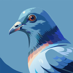 Fototapeta premium vector illustration of a bird