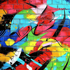 graffiti-style street art