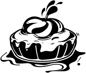 bread vector for bakery shop logo simple design